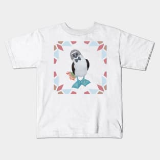 Blue Footed Booby Bird Kids T-Shirt